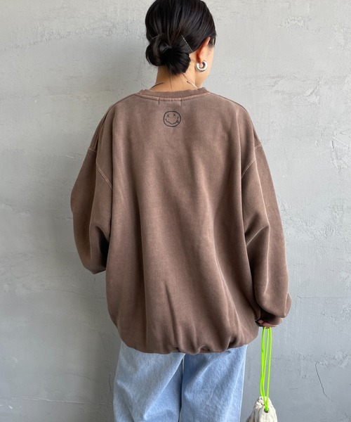 「GOOD ROCK SPEED」 スウェットカットソー L ブラウン レディース_画像7
