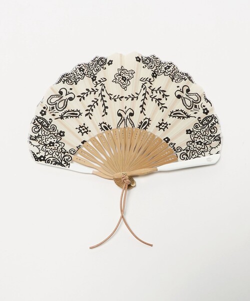 ANNA SUI（アナスイ） 扇子 うちわ 収納ケース付き扇子（ローズ