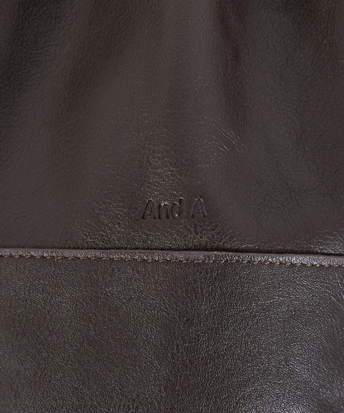 「And A」 ハンドバッグ FREE ブラック メンズ_画像9