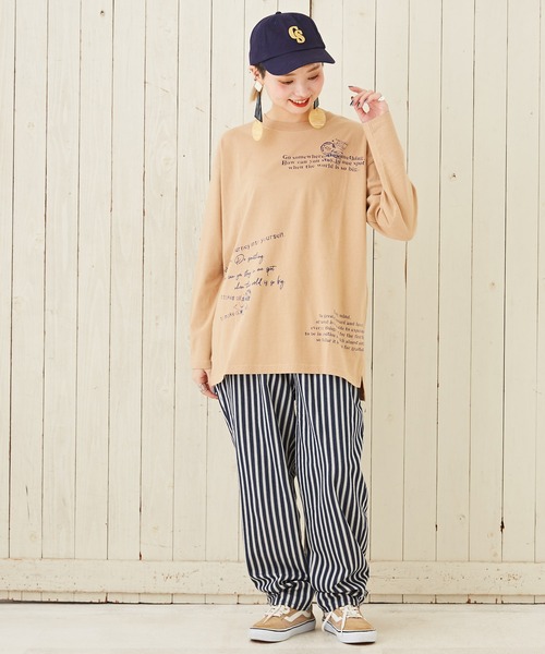 「CUBE SUGAR」 長袖カットソー M ブルー レディース_画像2
