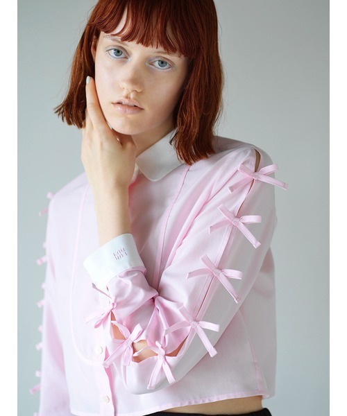 「FURFUR」 長袖シャツ ONE SIZE ホワイト レディース_画像6