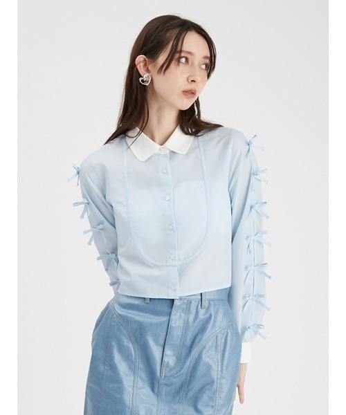 「FURFUR」 長袖シャツ ONE SIZE ホワイト レディース_画像7