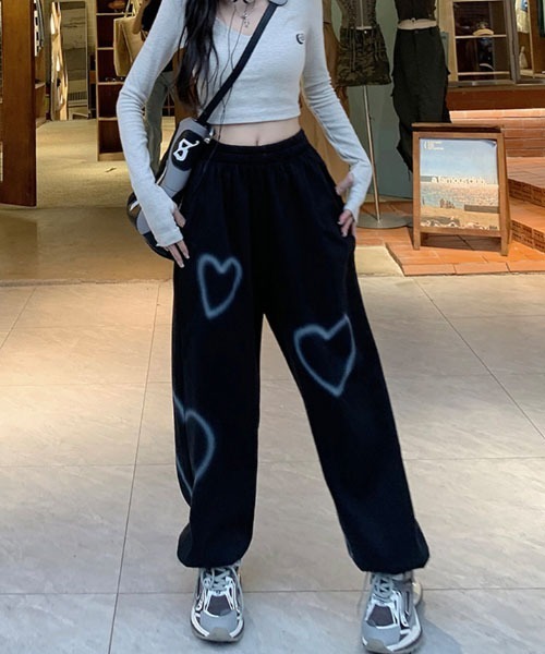 「SONA」 「x.y」スウェットパンツ FREE ブラック レディース_画像9