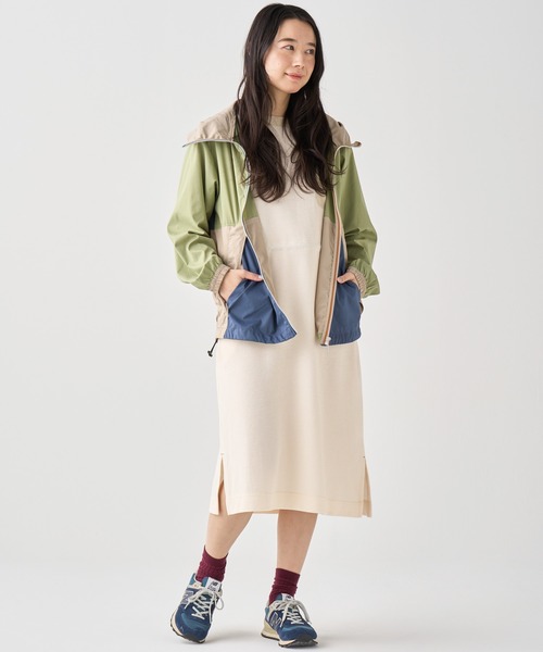 「KRIFF MAYER Lady's Collection」 半袖ワンピース MEDIUM カーキ レディース_画像8