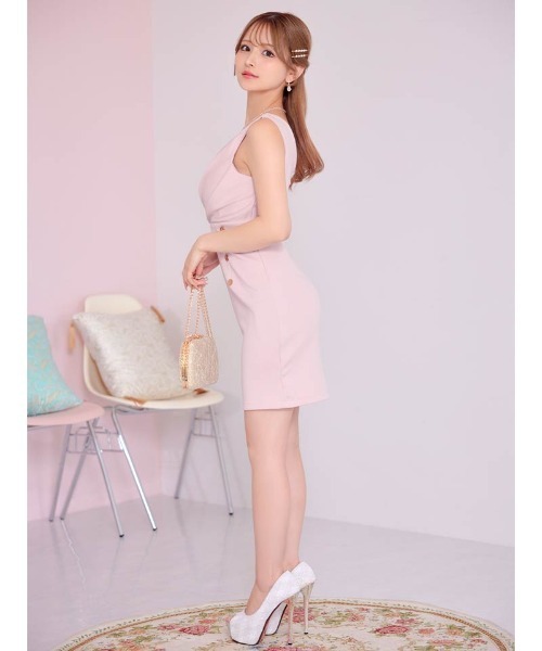 「DAZZY」 ノースリーブトップス L ピンク レディース_画像6