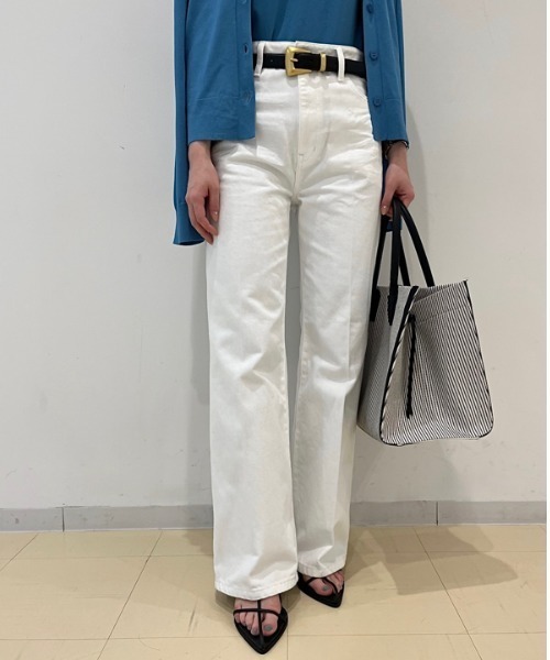 「Mila Owen」 デニムパンツ 2 ブルー レディース_画像2