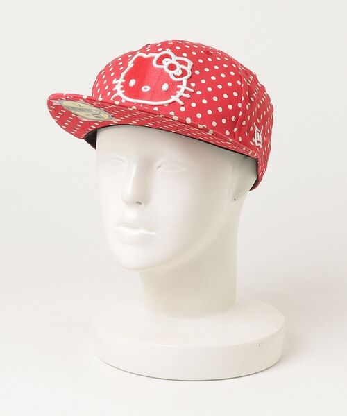NEW ERA（ニューエラ） キャップ「sanrioコラボ」 - レッド レディース