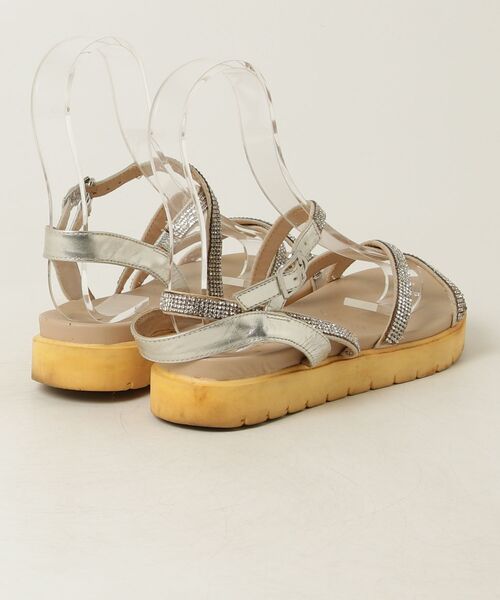 「Bridget Birkin」 フラットサンダル 36 シルバー レディース_画像2