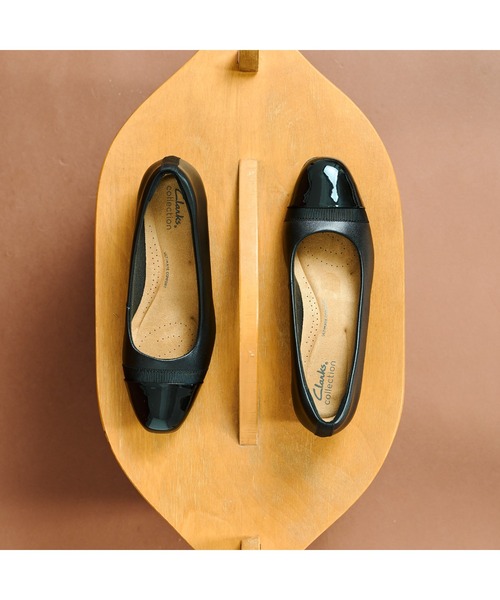 「Clarks」 パンプス UK3 ブラック系その他 レディース_画像9