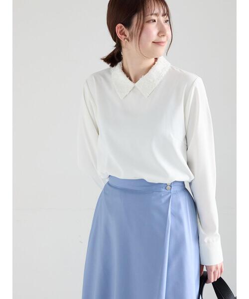 「Te chichi」 長袖ブラウス F グレー レディース_画像4