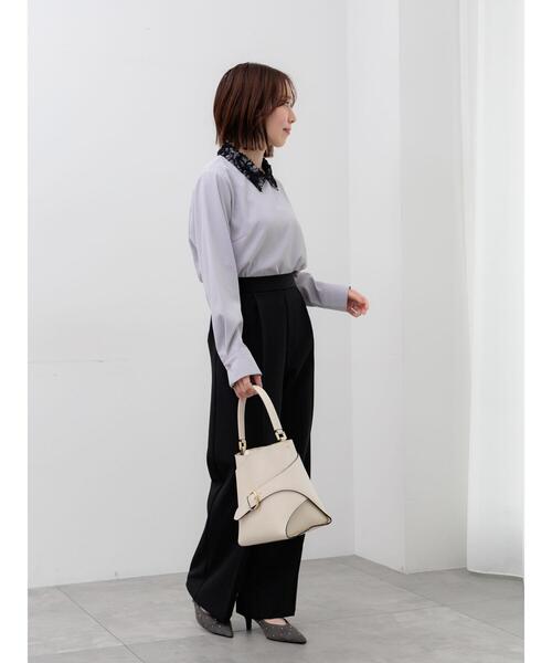 「Te chichi」 長袖ブラウス F グレー レディース_画像9