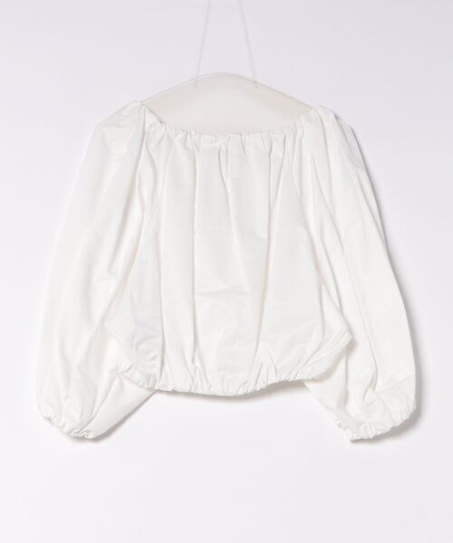 CLANE（クラネ） ブラウス シャツ CLANE VOLUME SLEEVE CROPPED BLOUSE