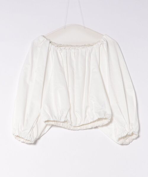 お値下げ【正規品】CLANE PINTUCK CROPPED BLOUS CLANE（クラネ） ブラウス シャツ CLANE VOLUME SLEEVE CROPPED BLOUSE