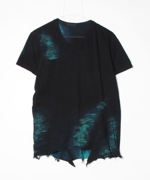 KMRii（ケムリ） tシャツ KMRii/ケムリ/Black Shadow Slash Cut/SS