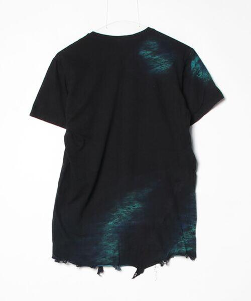 KMRii（ケムリ） tシャツ KMRii/ケムリ/Black Shadow Slash Cut/SS