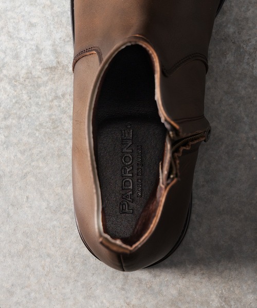 PADRONE ブーツ パドローネ / SIDE ZIP BOOTS サイドジップ