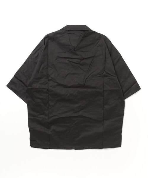 revertical シャツ ビッグポケット ビッグシルエット半袖シャツ
