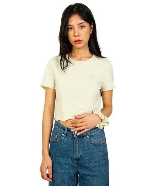 tシャツ Tシャツ 【oneninenineone 】ピマコットン クロップティーシャツ02