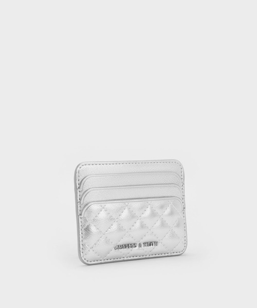 CHARLES ＆ KEITH カードケース キルテッド カードホルダー