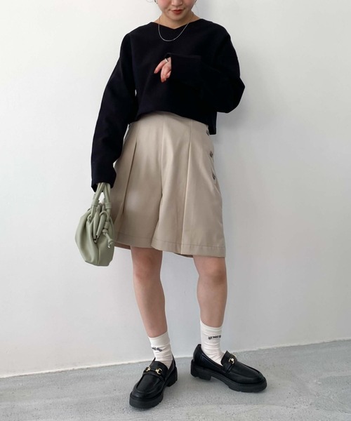 パンツ 金ボタン付きハーフパンツ|ZOZOTOWN |04