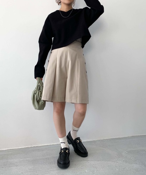 パンツ 金ボタン付きハーフパンツ|ZOZOTOWN |05