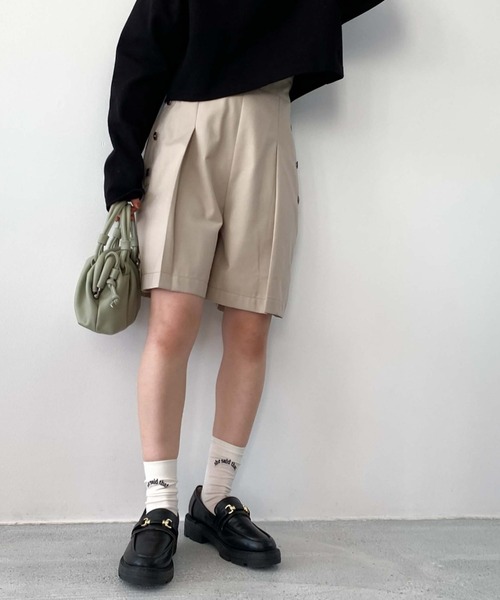 パンツ 金ボタン付きハーフパンツ|ZOZOTOWN |07