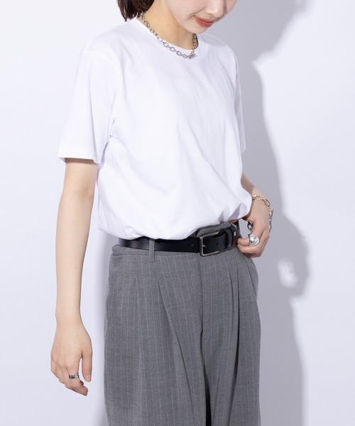 カジュアル ナンバーレタープリント ワンショルダー半袖 Tシャツ フラワーレタリングプリントホルターネック半袖Tシャツ - WONDER