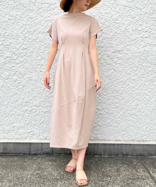 Settimissimo ワンピース バルーンシルエットポケット付コットン