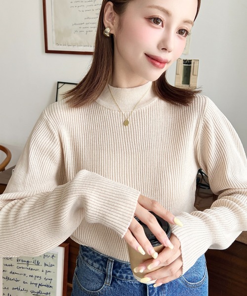 美品☆フレームワーク ボトルネック ケープルニットプルオーバー moment+ ニット セーター 「累計販売枚数5万枚突破！」12G