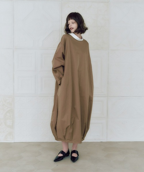 ワンピース バイカラーコクーンワンピース Zozotown Yahoo 店 通販 Yahoo ショッピング