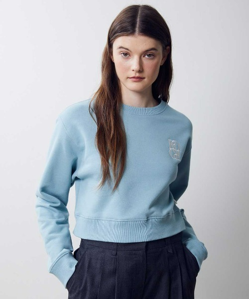 トレーナー スウェット A'GEM/9 × .kom「ROCCI ROCCI/ロッシロッシ」Classic Symbol Crop Sweatshir