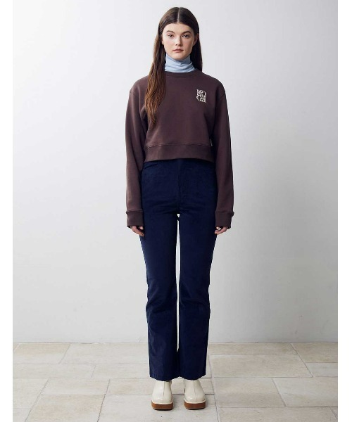 トレーナー スウェット A'GEM/9 × .kom「ROCCI ROCCI/ロッシロッシ」Classic Symbol Crop Sweatshir ROCCI トレーナー スウェット A'GEM/9 × .kom「ROCCI ROCCI