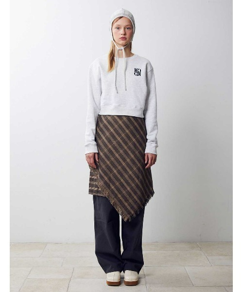トレーナー スウェット A'GEM/9 × .kom「ROCCI ROCCI/ロッシロッシ」Classic Symbol Crop Sweatshir ROCCI トレーナー スウェット A'GEM/9 × .kom「ROCCI ROCCI