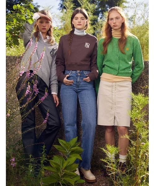 トレーナー スウェット A'GEM/9 × .kom「ROCCI ROCCI/ロッシロッシ」Classic Symbol Crop Sweatshir ROCCI トレーナー スウェット A'GEM/9 × .kom「ROCCI ROCCI
