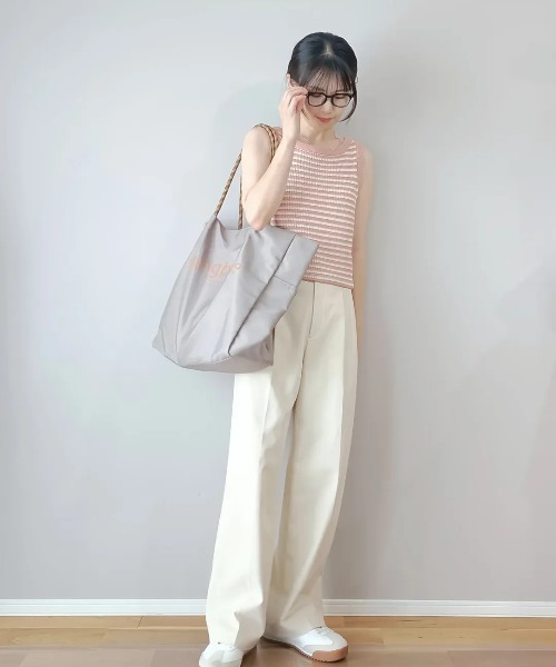 しのままezu（前リップル洋品店）リネントートバッグ リネン トートバッグ M lens-510 Ense（アンサ） - Eight
