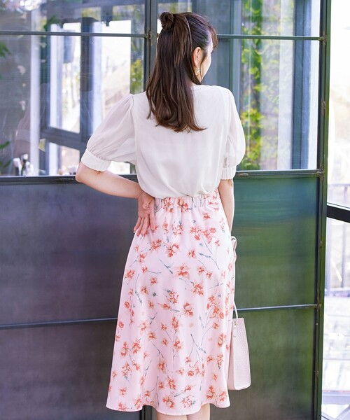 Tiaclasse スカート 「洗える」花柄プリントスカート : ZOZOTOWN Yahoo