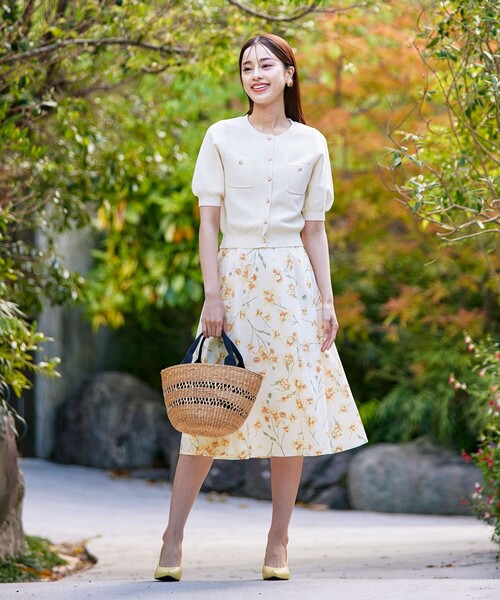 Tiaclasse スカート 「洗える」花柄プリントスカート : ZOZOTOWN Yahoo