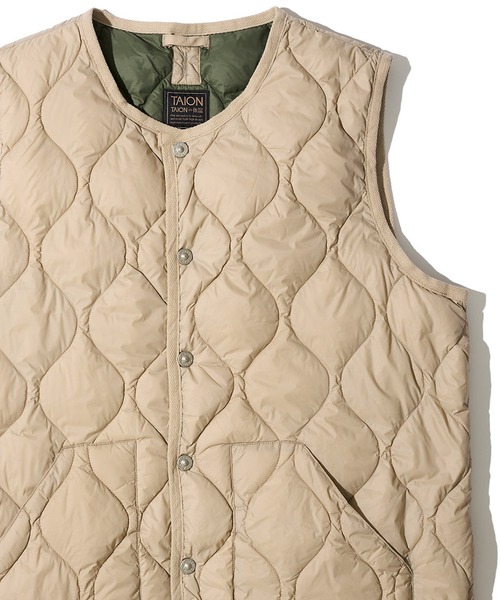 TAION（タイオン） ダウンベスト ベスト 「TAION / タイオン」MILITARY