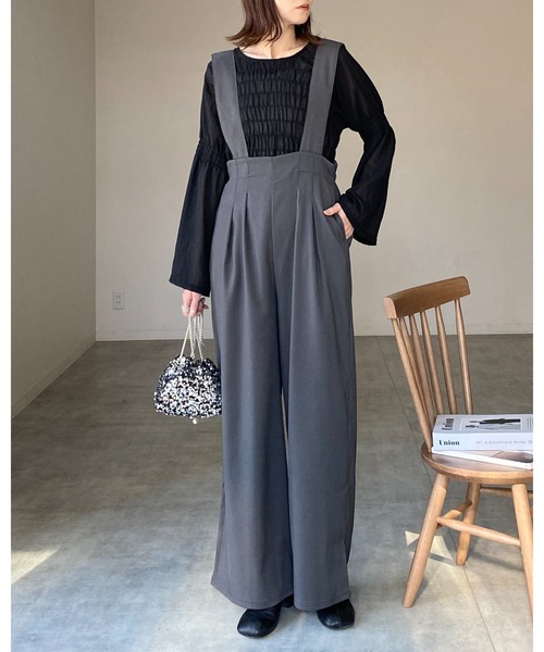 She's Closet サロペット オーバーオール ハイウエストスト