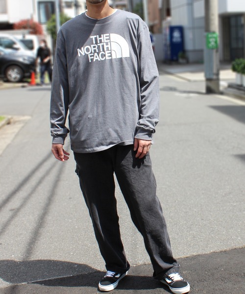 THE NORTH FACE ノースフェイス HALF DOME TEE ロンT NF0A811O THE NORTH FACE ノースフェイス ロンT 長袖 ハーフドーム ロゴ