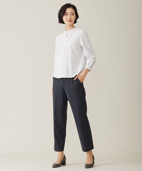 パンツ 「セットアップ対応」BAHARIYE1 テーパード レディース