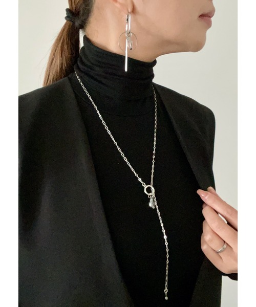 CERCA ネックレス 「NoY.ノイ」高級ストーンYロングネックレス＆ピアス