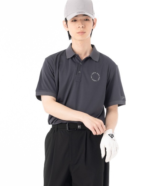 半袖 ユーティリティー ポロシャツ NEW ERA GOLF CLUB ブラック