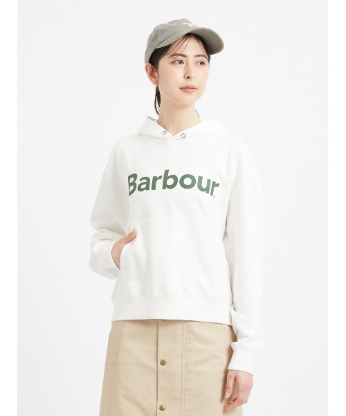 Barbour トレーナー スウェット JAPAN LIMITED” ロゴ クロップド