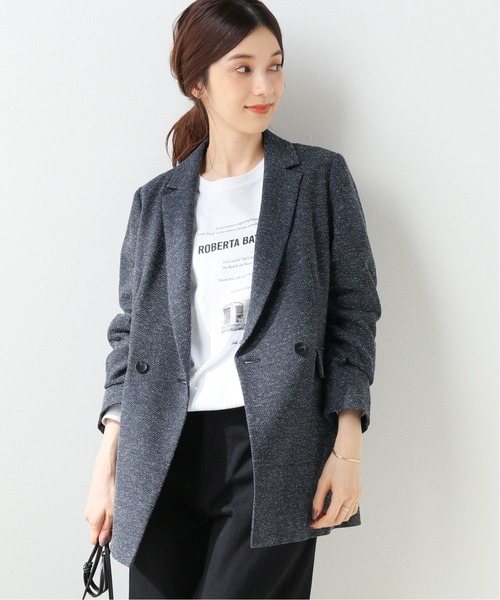 SLOBE IENA」 テーラードジャケット 36 ネイビー レディース 
