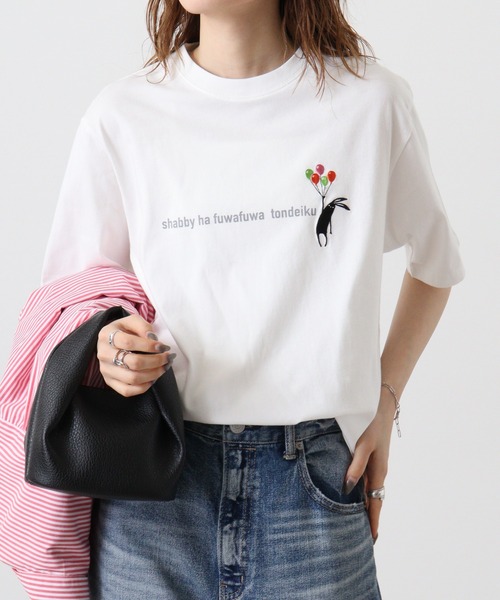 FUNALIVE（ファンアライブ） tシャツ SHABBY 虫取りサガラ刺繍TEE