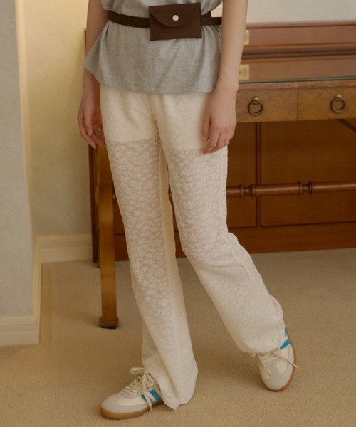 giunon stretch lace pants / ストレッチレースパンツ stretch lace pants / ストレッチレースパンツ（その他パンツ