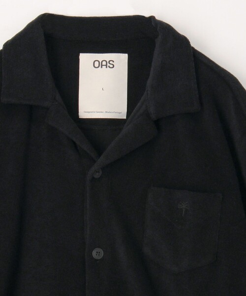 JOURNAL STANDARD 別注　oas シャツ TOMORROWLAND シャツ 「別注」OAS×Edition BLACK TERRY CAMISA