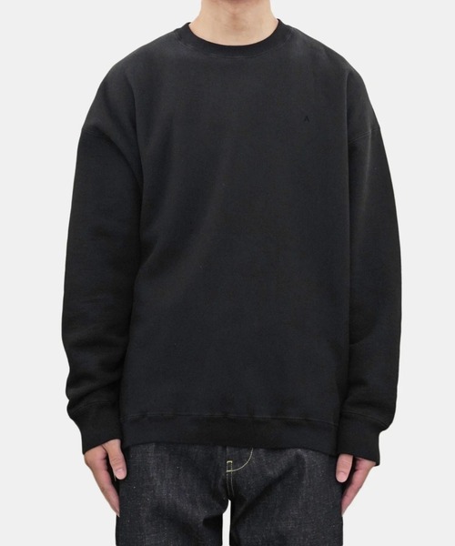 【4/6出品終了】ATON GARMENT DYE URAKE スウェット 2 ATON (エイトン) B'2nd 別注GARMENT DYE URAKE / OVERSIZED
