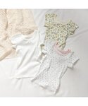 肌着 GIRLSリブ半袖肌着 キッズ 子供 女の子の詳細画像1